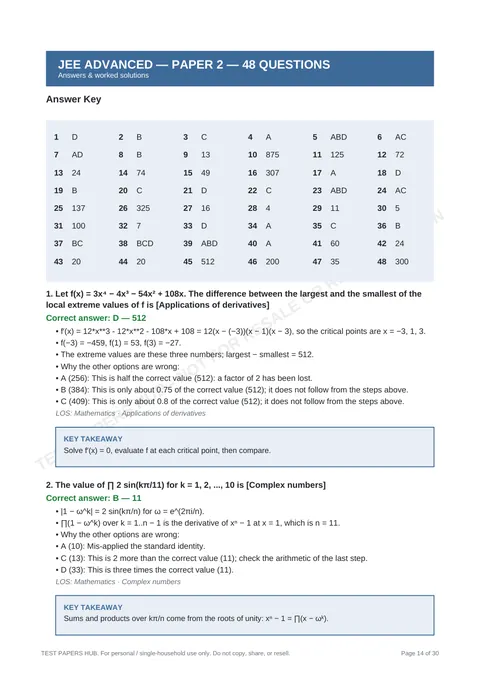 Solutions preview