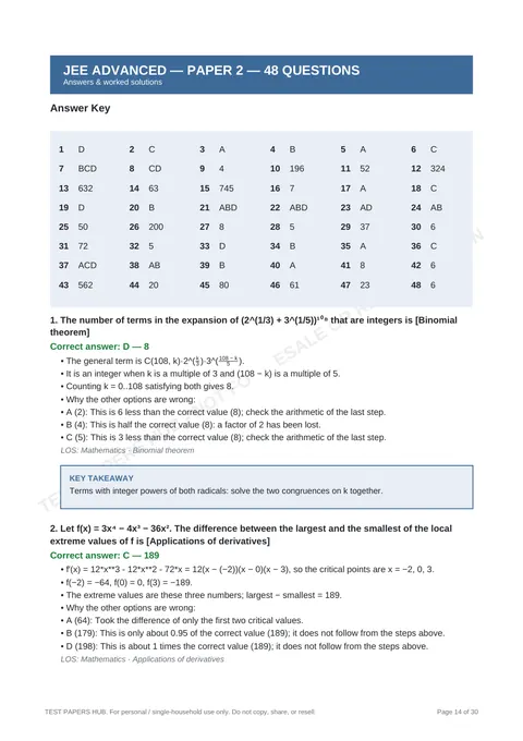 Solutions preview