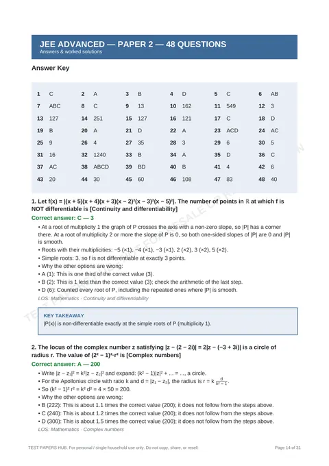 Solutions preview