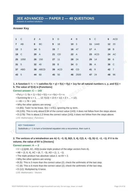 Solutions preview