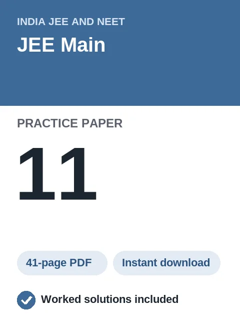 JEE Main Practice Paper 11