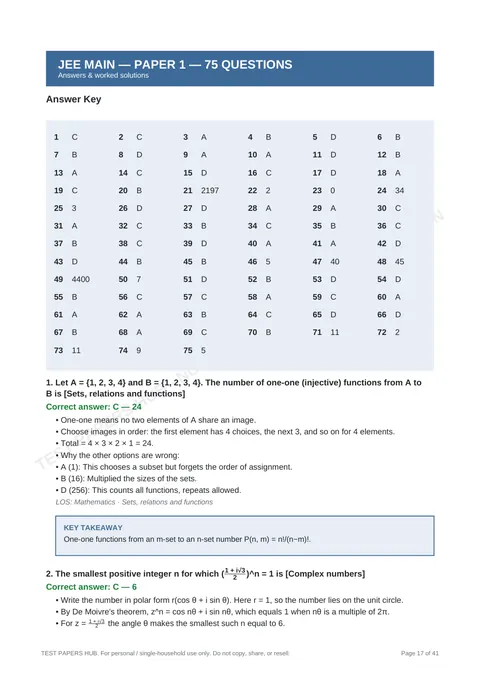 Solutions preview