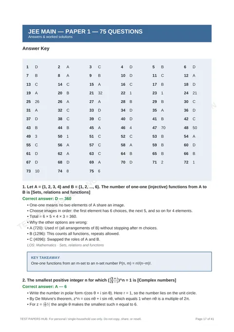Solutions preview