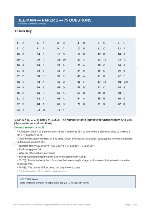 Solutions preview