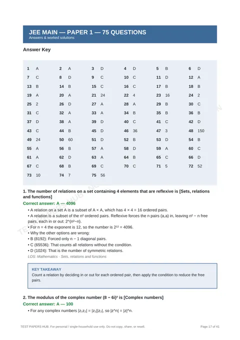 Solutions preview