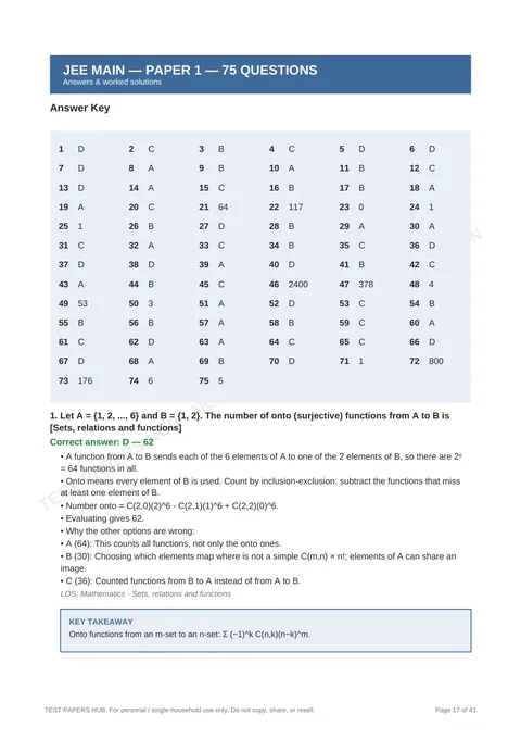 Solutions preview