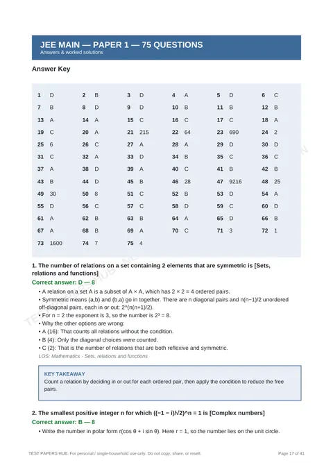 Solutions preview