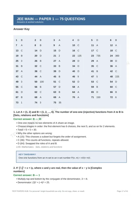Solutions preview
