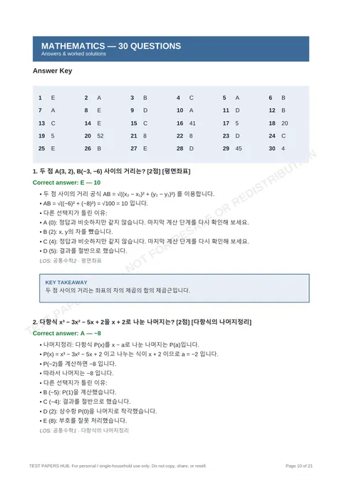 Solutions preview