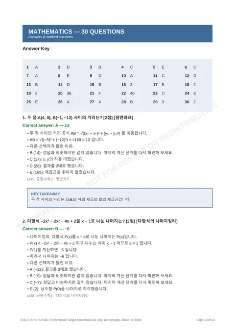 Solutions preview