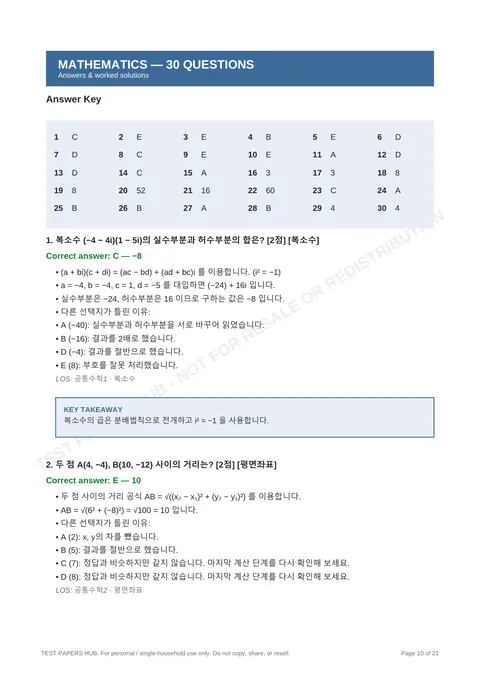 Solutions preview