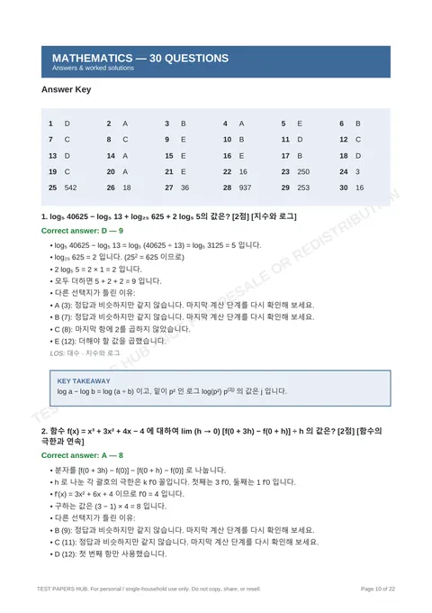 Solutions preview