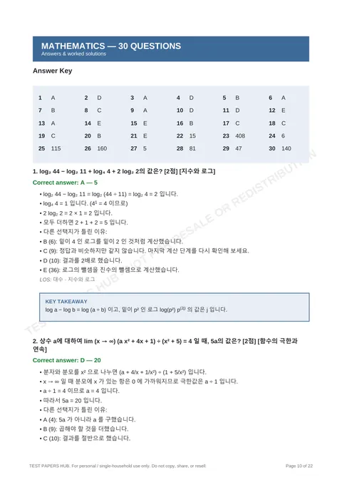 Solutions preview