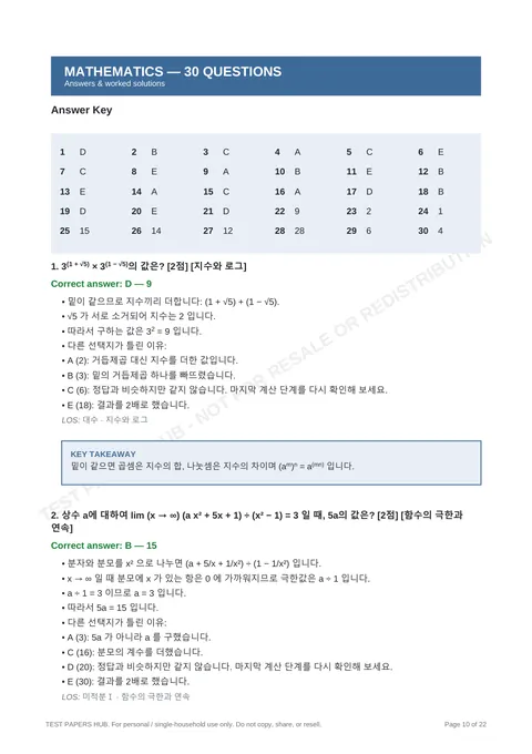 Solutions preview