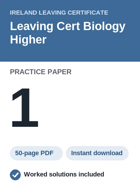 Leaving Cert Biology Higher Practice Paper 1