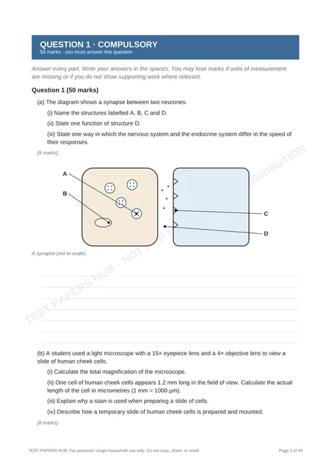 Questions preview