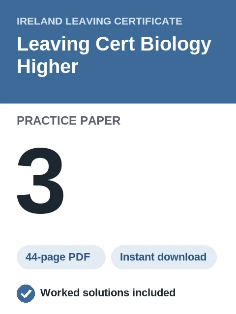 Leaving Cert Biology Higher Practice Paper 3