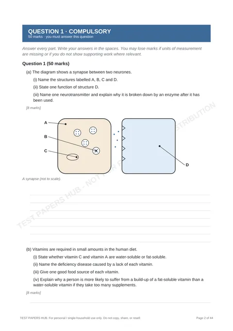 Questions preview