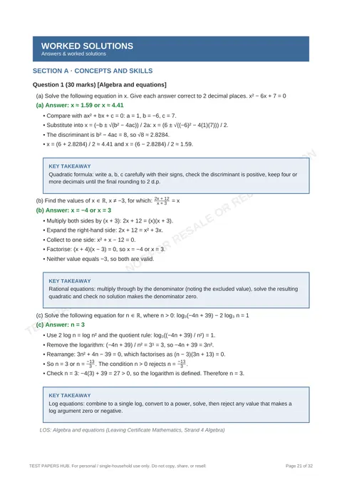 Solutions preview