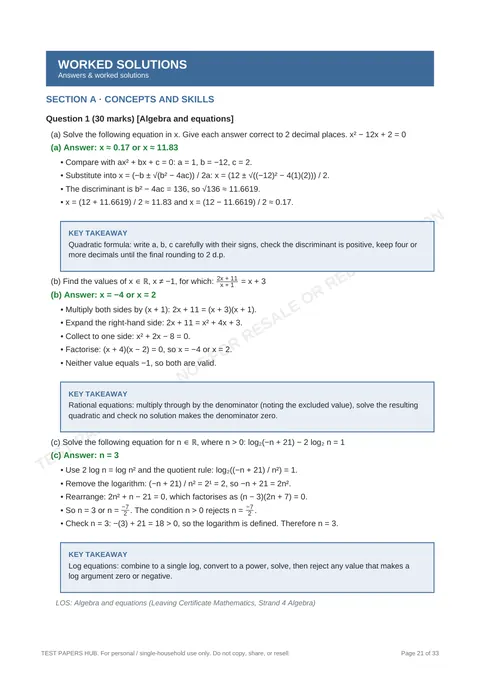 Solutions preview