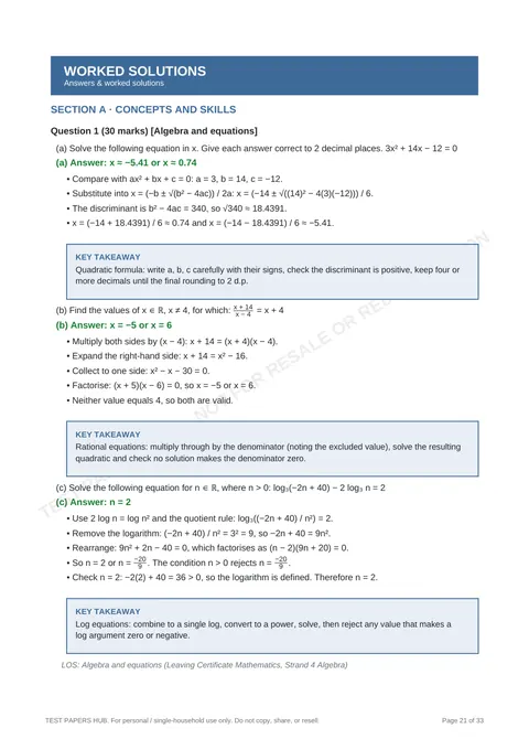 Solutions preview