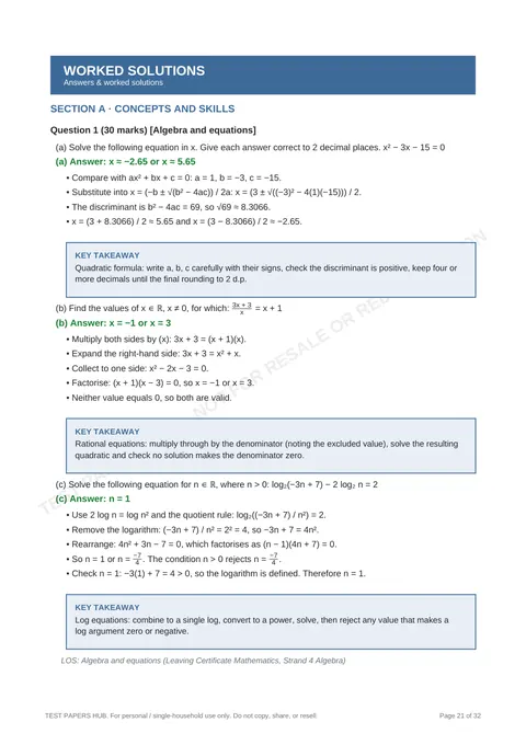 Solutions preview