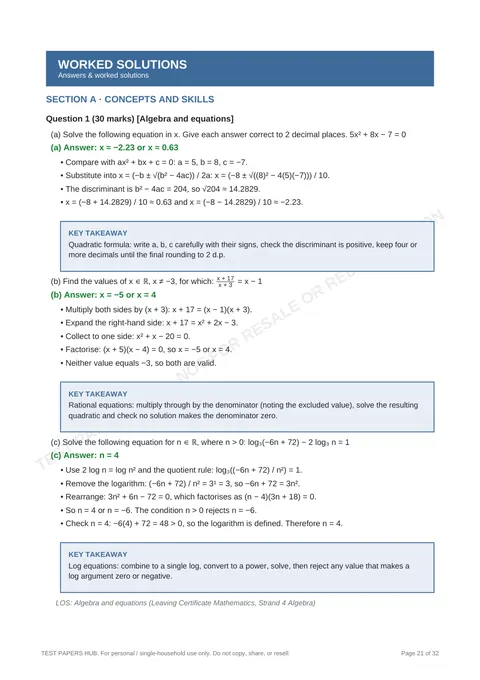 Solutions preview