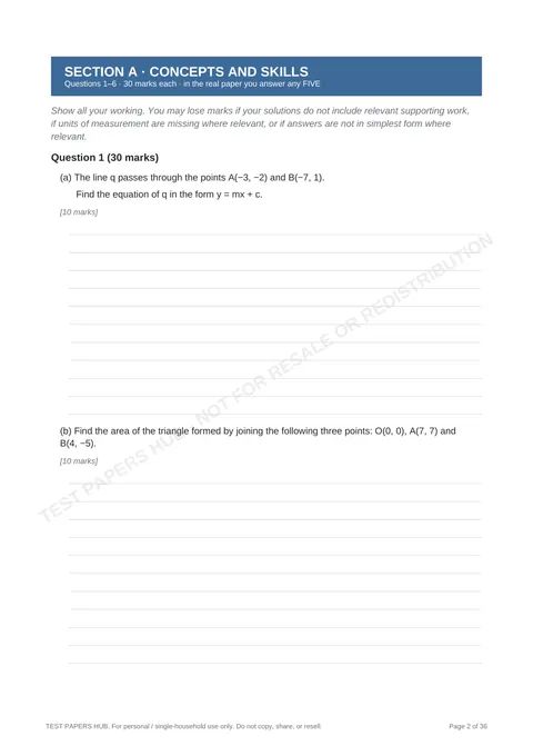 Questions preview