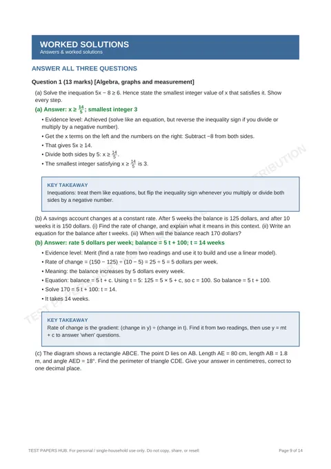 Questions preview