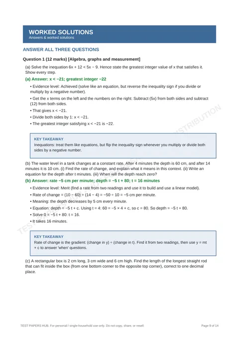 Questions preview