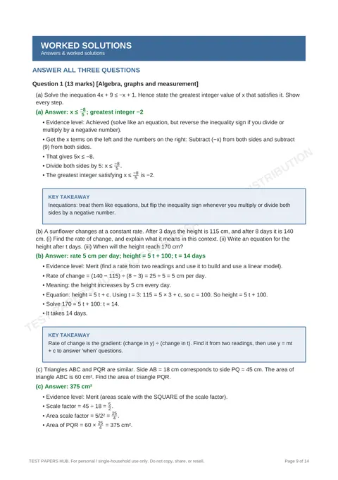 Questions preview