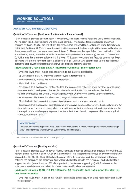 Questions preview