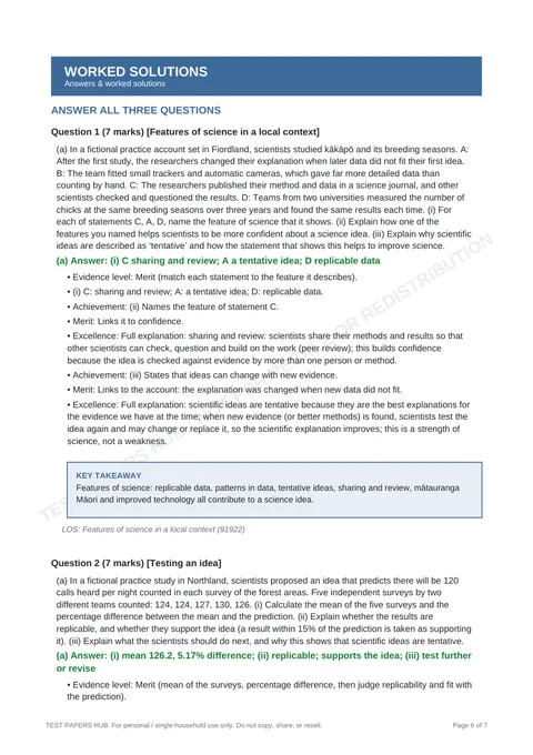 Questions preview