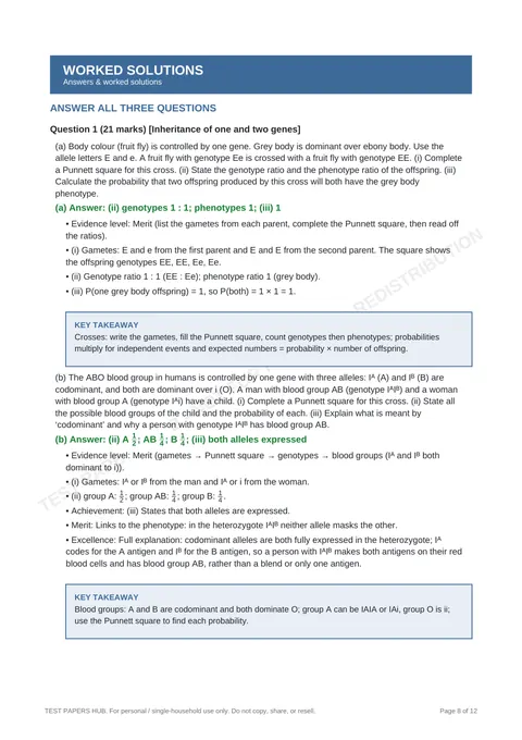 Questions preview
