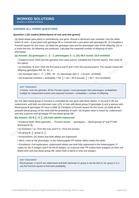Questions preview