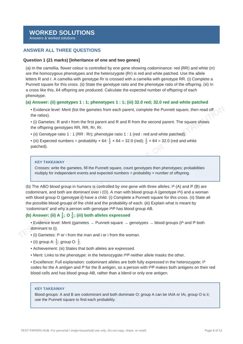 Questions preview