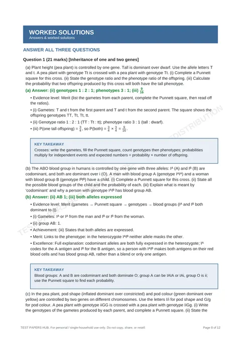 Questions preview