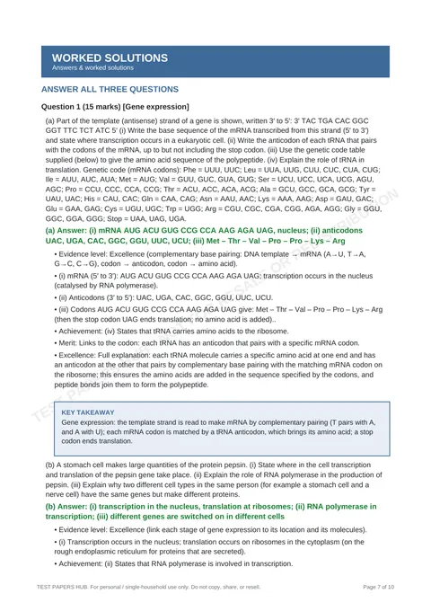 Questions preview
