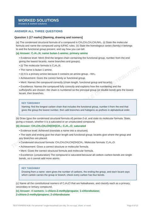 Questions preview