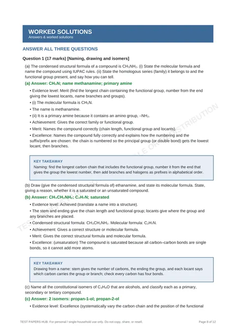 Questions preview
