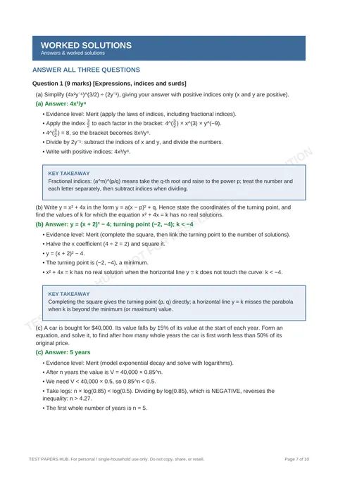 Questions preview