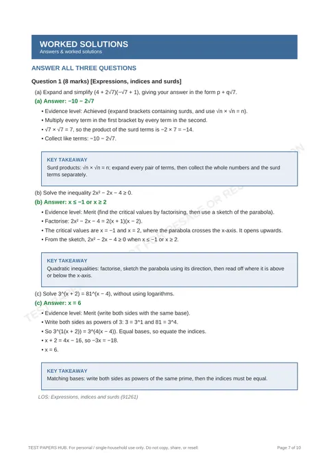 Questions preview