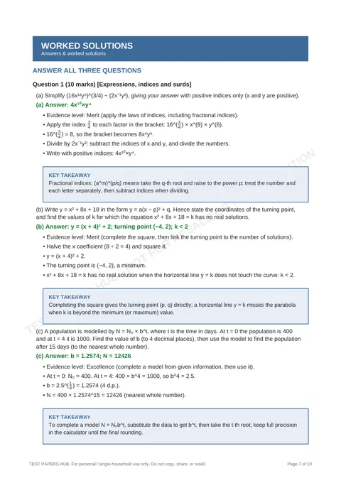 Questions preview
