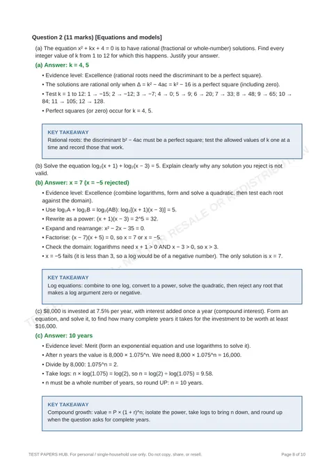 Solutions preview