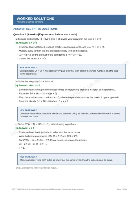 Questions preview