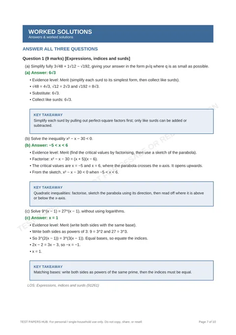 Questions preview