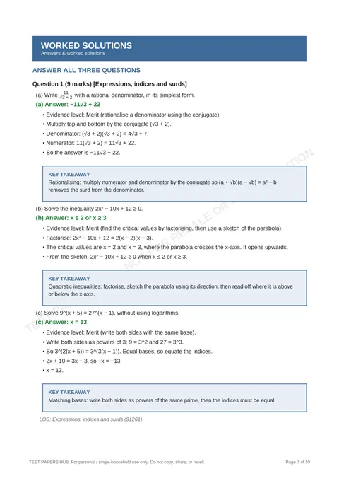 Questions preview