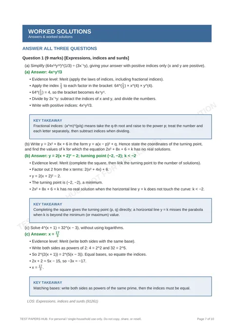 Questions preview