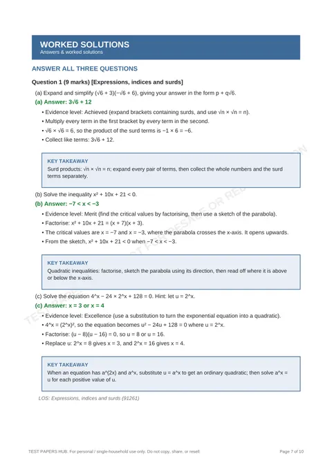 Questions preview