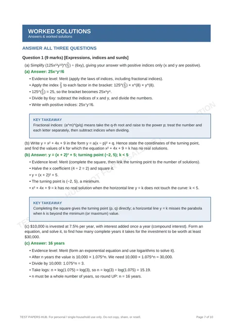 Questions preview